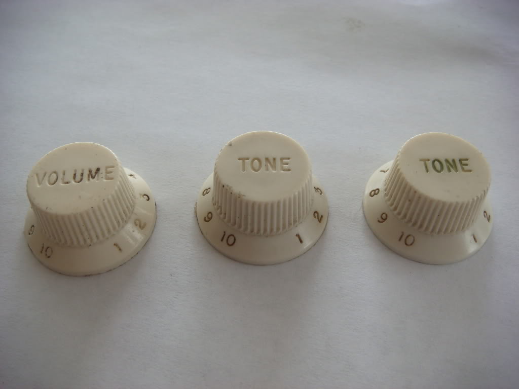 fender strat 266132206383363980 1971 Fender Stratocaster 3 Spoke Knob Set 1970s Usa